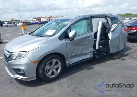 2019 Honda Odyssey Ex from USA, damaged, VIN 5FNRL6H56KB110234